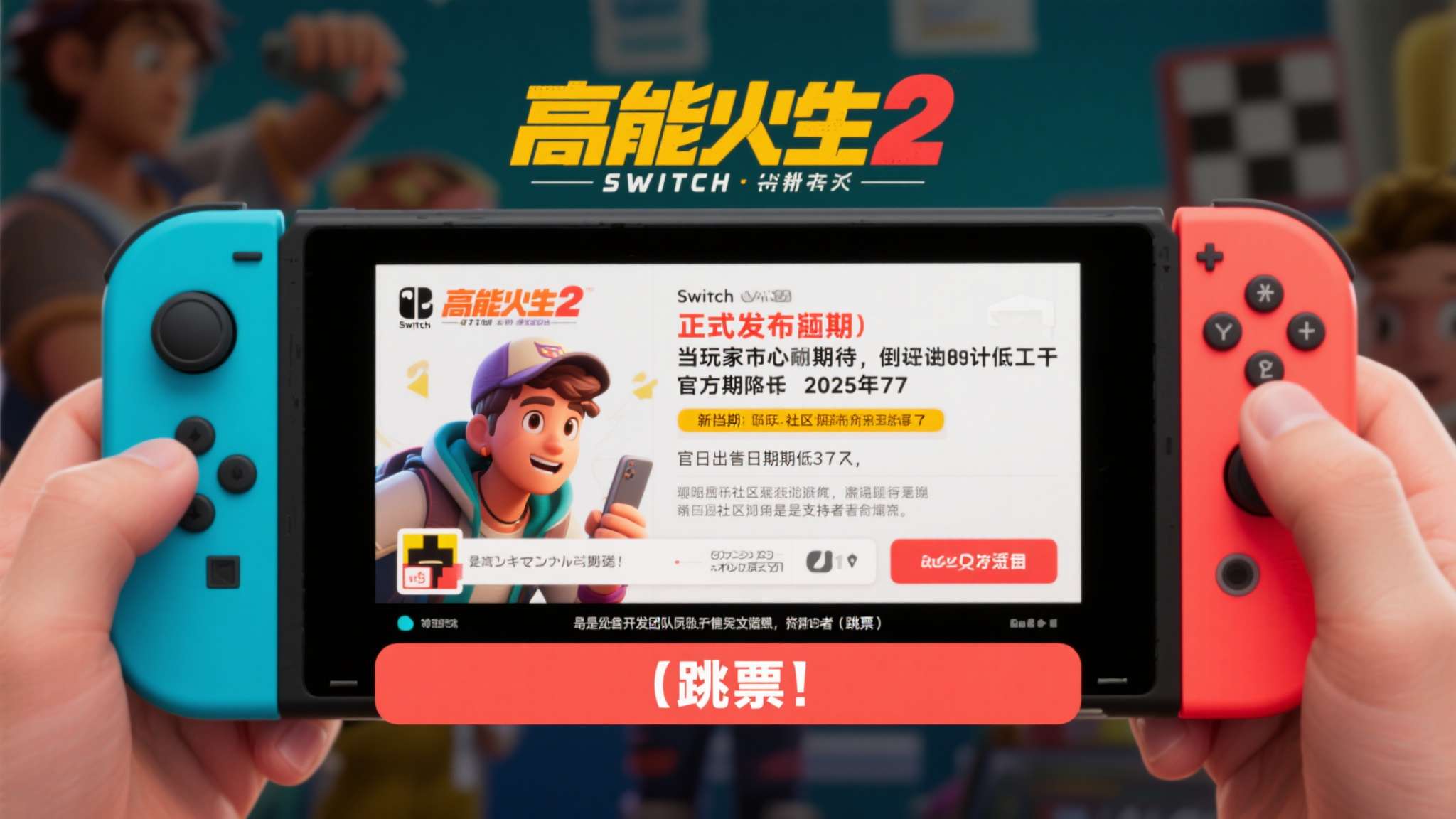 延期三个月!《高能人生2》Switch 2版官宣跳票至7月 当玩家们满心期待地倒数计时,官方却突然宣布"跳票"——这种感觉,相信不少游戏爱好